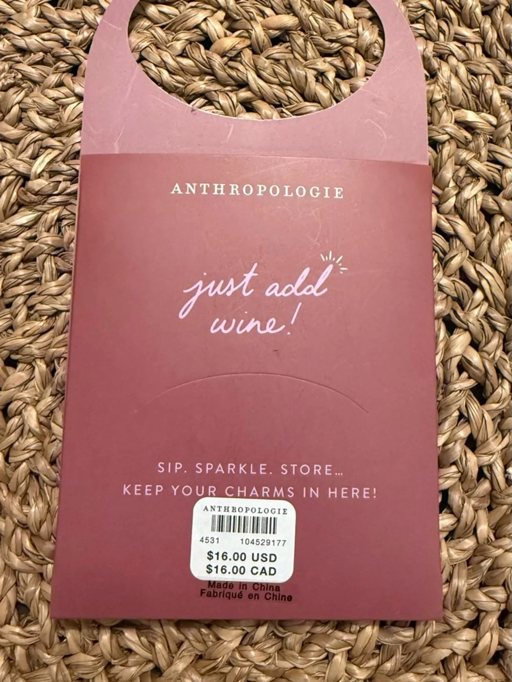 Anthropologie Spurred & Stirred Western Cocktail Charms Gold Boot Horseshoe